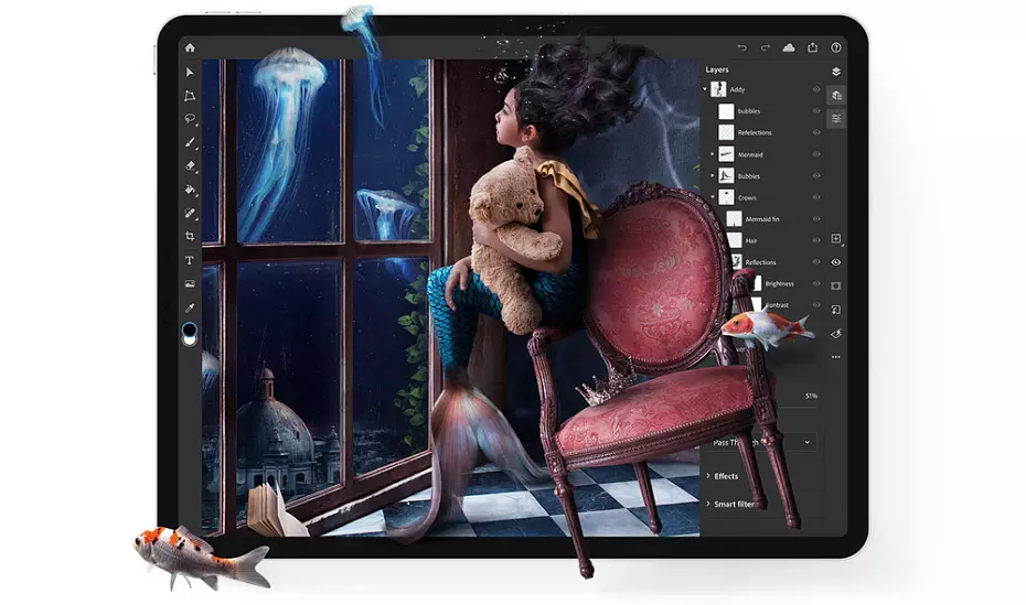 Adobe Photoshop Arrives On the Apple iPad & Lightroom/Photoshop Get Updates